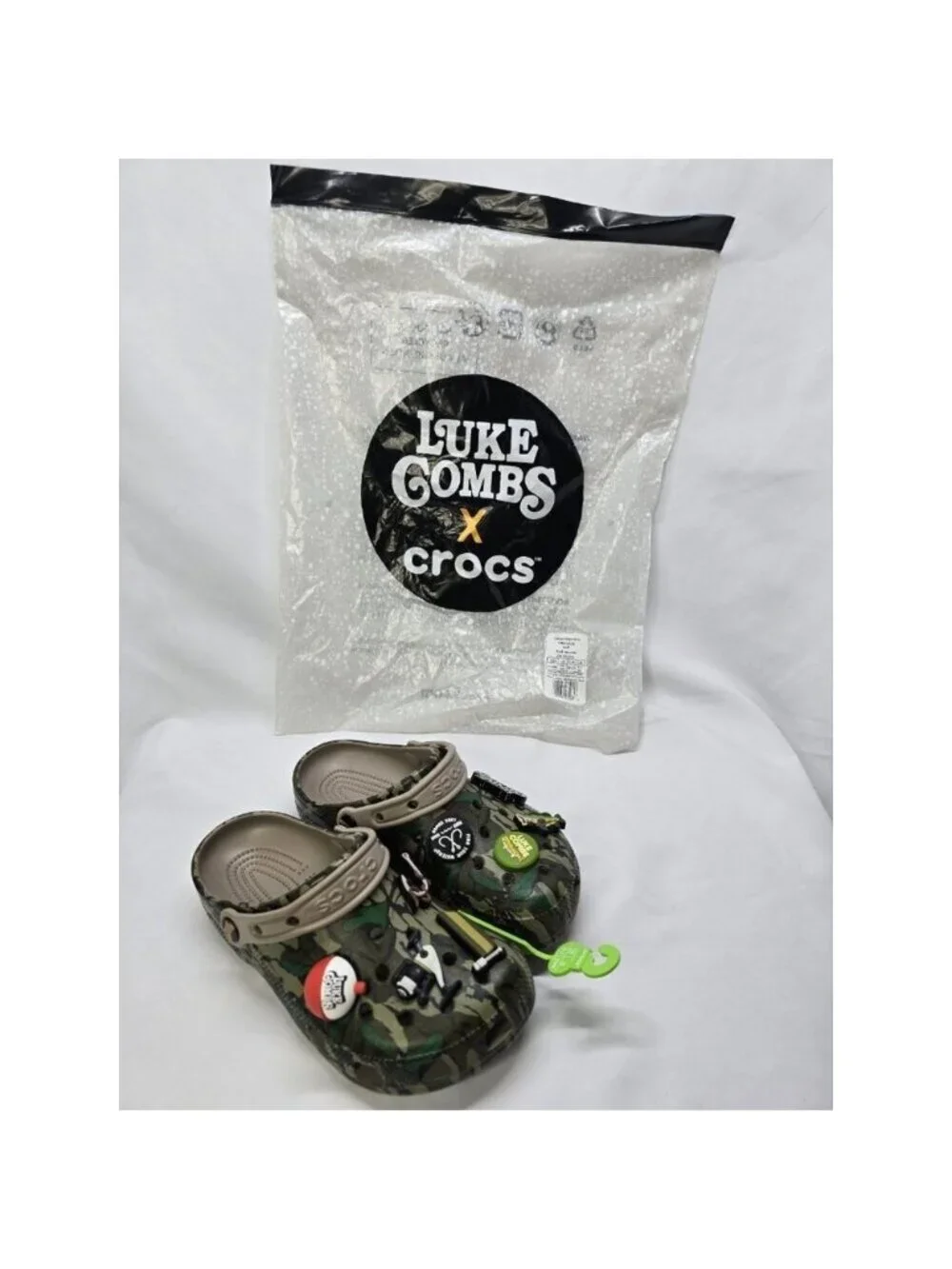 Luke Combs X Crocs Mens 4/ Womens 6 Classic Clog Bootlegger Camo- NEW